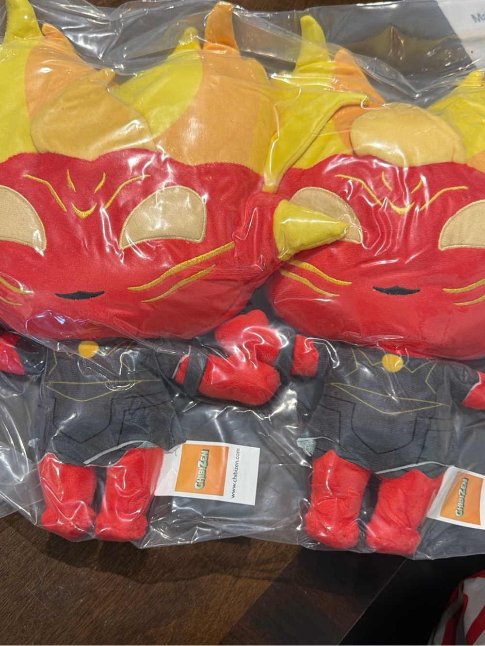 Plush Flint Character Stuffed Toy - Flint Red & Yellow
